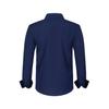 Men's Fashion Spring and Summer Top Patchwork T-shirt Long Sleeve Turn Down Collar Shirt