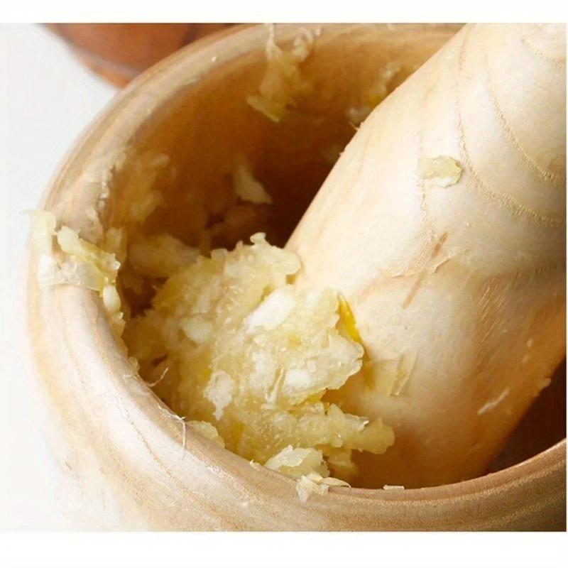 Mortar and Pestle Set Press Ginger Crusher Spices Grinding Garlic Mincer Herb Spice Masher Grinder Fresh Chopped Graters