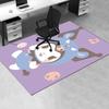 Office Rug Cute Character, Halloween Theme Anti-Slip Rug, Machine Washable for Living Room, Bedroom, Office, Multiple Sizes, Bedroom Mat, Decorative M