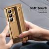 Plating with Screen Protector Cover for Samsung Galaxy Z Fold 8 Ultra 7 6 5 4 Fold8 5G S Pen Slot Hinge Protection Case