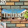 2D Flat,Vintage Aluminum Plaque, Decorative Plaque and Ornament, Tijuana, Mexico, Vintage Home Decor, Vintage Wall Sign