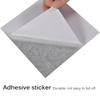 9PCS Silver DIY Mirror Tiles Square Decorative Mirror Sticker Mirror Wall Stickers  Bathroom