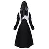 Christmas Black White Nun Outfit Dark Gothic Lolita Dress Daily Cosplay Set