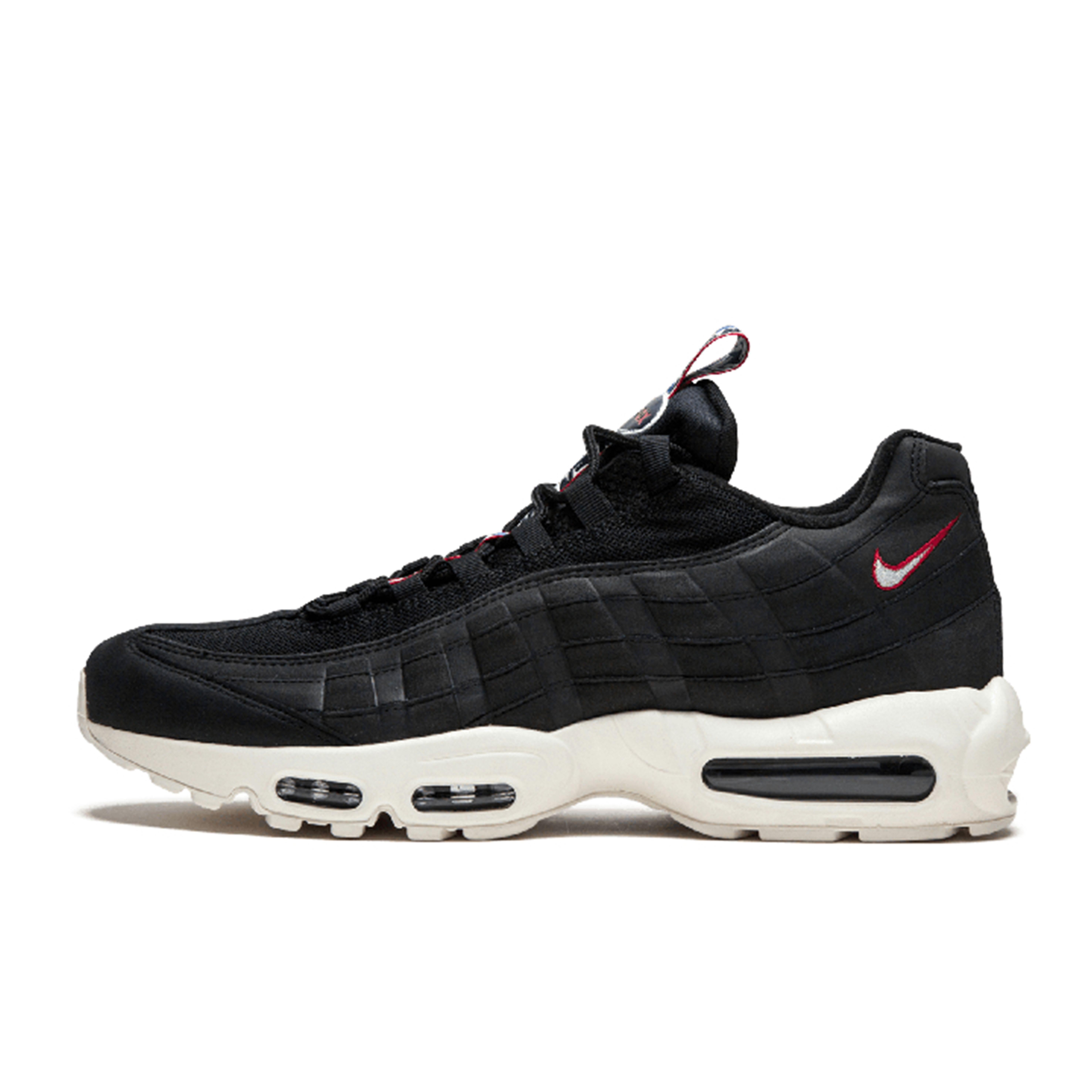 

Черные кроссовки унисекс Nike Air Max 95 Gym-Red-Sail AJ1844-002