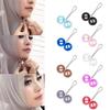 Muslim Women Scarf Clip Pin Hijab Stainless Steel Hairpin Muslim Fashion Yarn Scarf Clip Pin  Muslim Fixed Pins