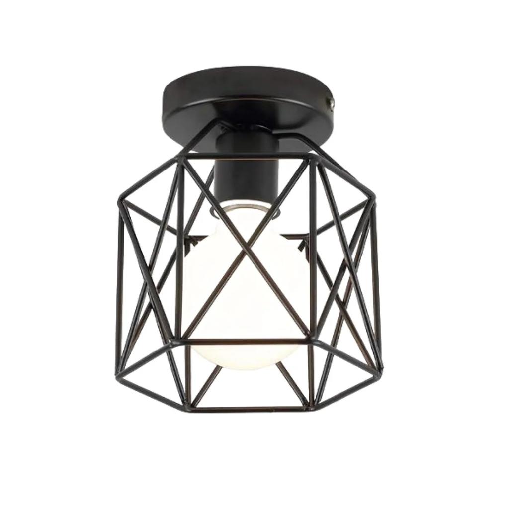 1/3 Heads Minimalist Black Pendant Ceiling Light Industry Hanging Lampshade Bedroom Kitchen Living Room Balcony Decor Lighting