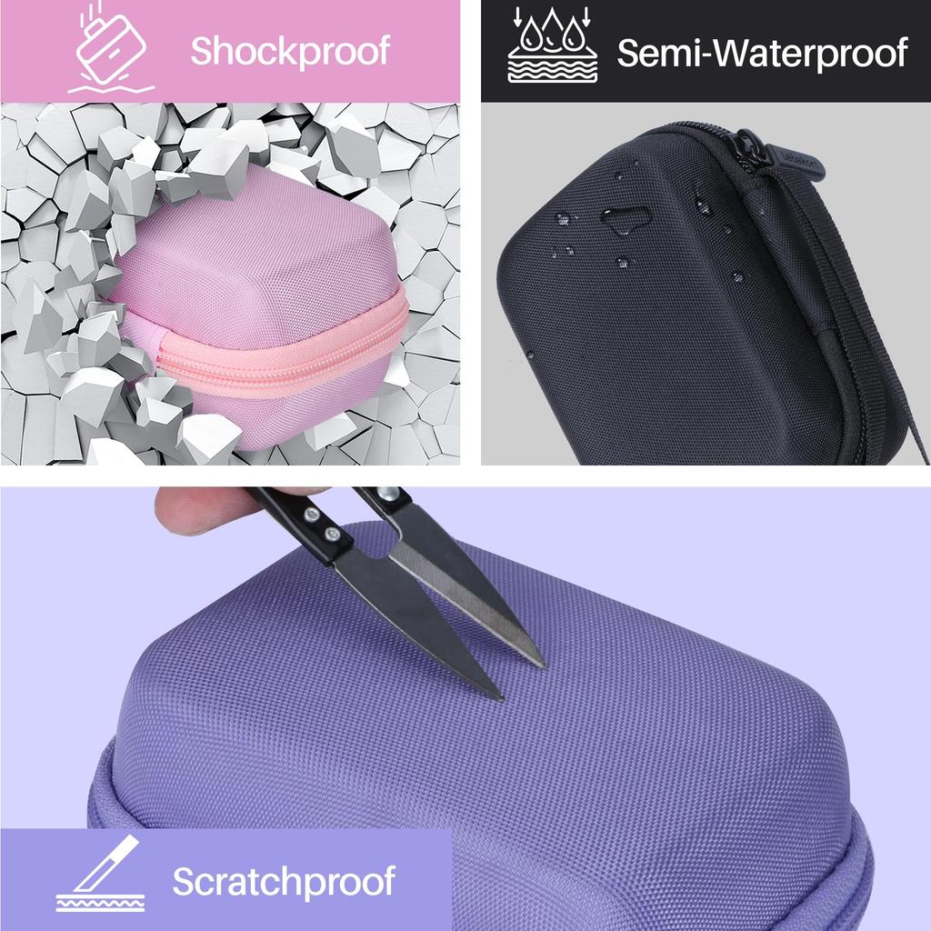 Lebakort Storage Case for Kodak PIXPRO FZ55/FZ45 Zoom Digital Cameras (Off-White)