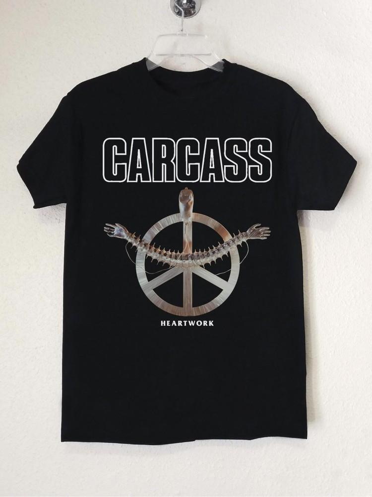 Collection Carcass Band Heartwork Album Heavy Cotton Black S-5XL T Shirt SE750 Unisex T-Shirt XL