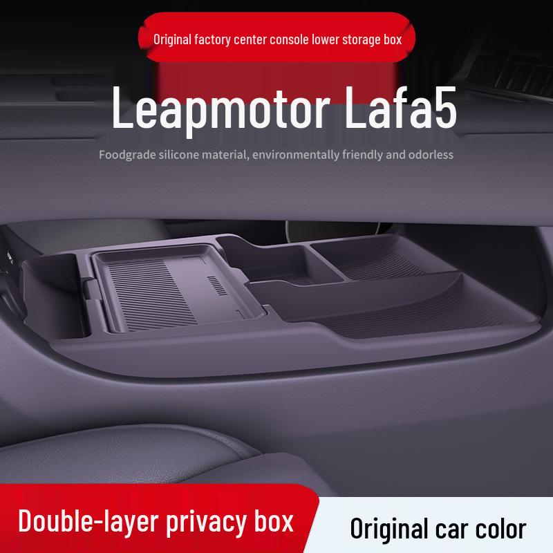 Leapmotor Lafa5 Centre Console Storage: Holds Glasses & More, Fits 26 Models
