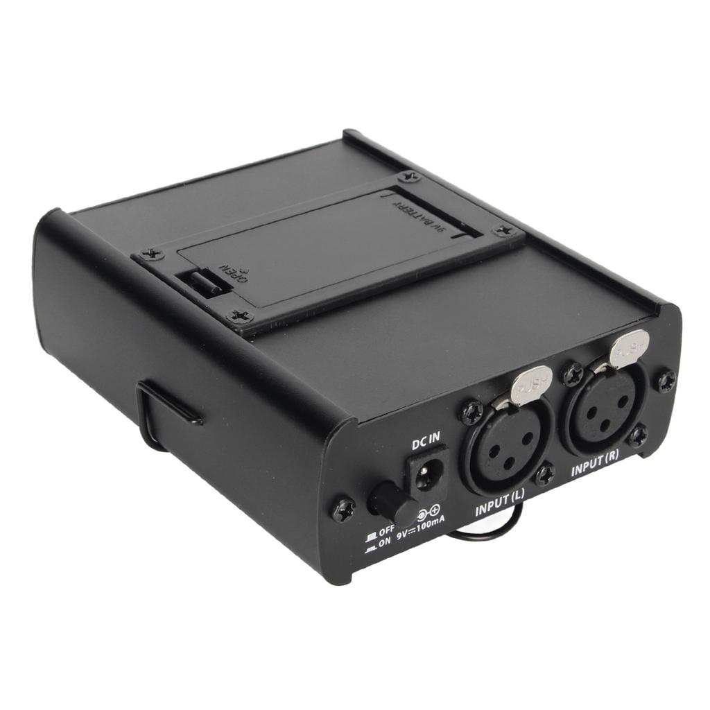 Headphone Amplifier 2CH Stereo Passive Mixer Portable Studio Headphone Amplifier Mixer