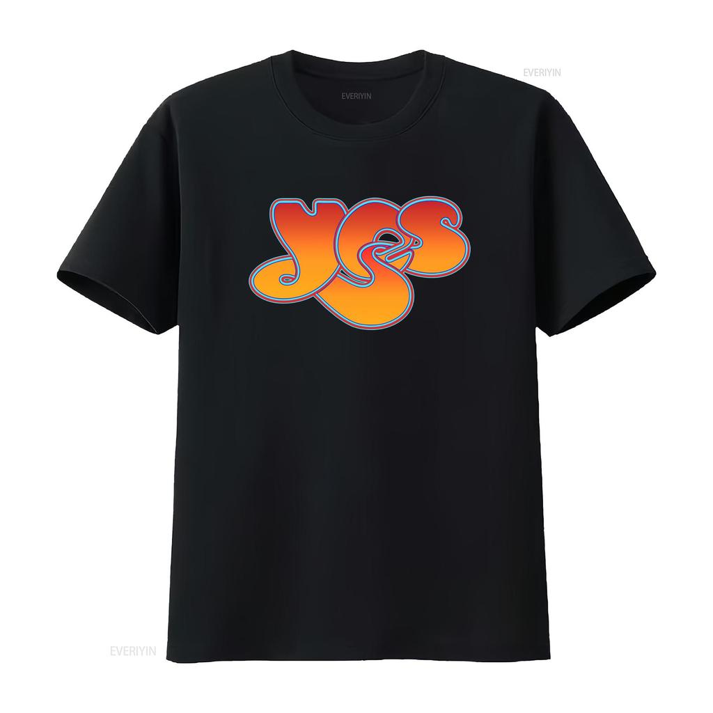 Yes British Progressive 70s Rock Band T Shirt Heavy Cotton S 3xl Vintage Washed Casual Graphic Homme Slightly Soft