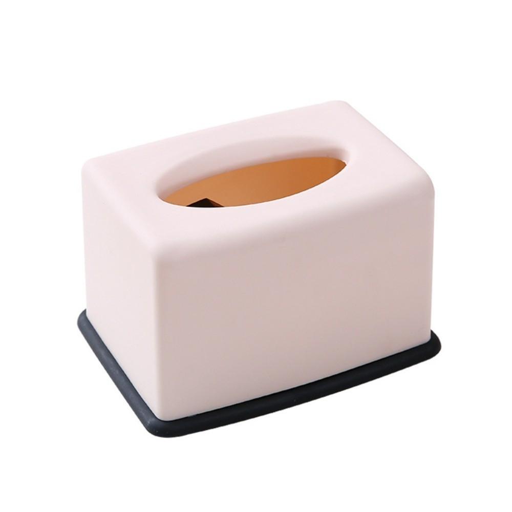 Plastic Paper Towel Box Cylinder/Square Napkin Holder New Tissue Case  Household Use