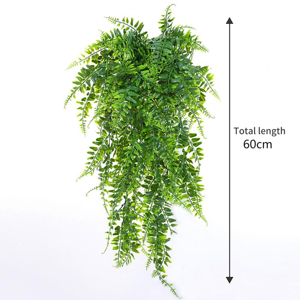 Artificial Plant Fastness MultiFunctional Realistic Looking Decorate Unfading Hanging Wall Decor Fake Plant Rattan Home Supplies