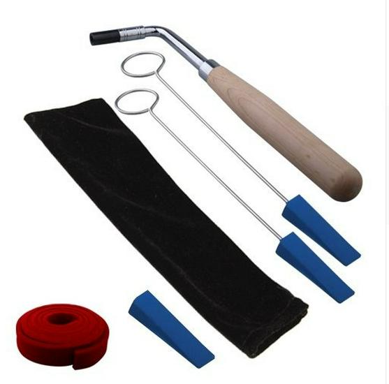 6-Piece Piano Tuning Tool Set - Essential Accessories for Piano Maintenance