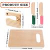 3 Stück Holz Kinder Messer Set Holz Kinder Messer zum Kochen Kinder Sicheres Kni