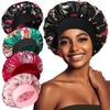 1PC Satin Bonnet, Bonnets for Women, Hair Bonnet for Sleeping, Wide Band Sleep Cap for Curly Hair Braids