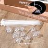 15pcs Clear Silicone Suction Cups for Aquariums with Zip Ties Aquarium Suction Cups for Tubing Fish Tank Plant Holder Binding Fish Tank Rubber