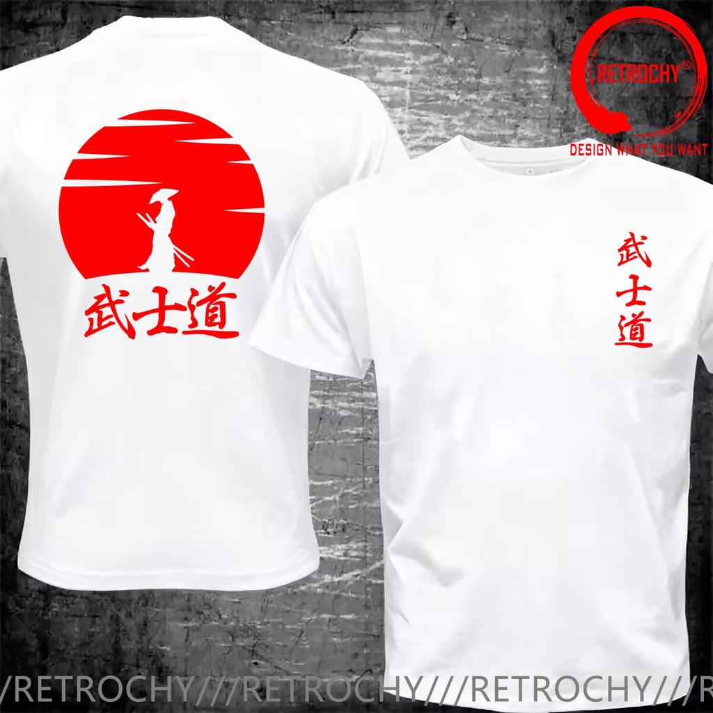 Funny Design The Way Of The Warrior Samurai Bushido Shirt Unisex Fashion Trendy Casual Clothing Stylish Tops Tee Shirt Leisure