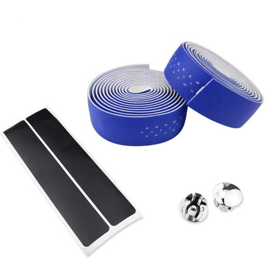 2 Buc. Benzi Ghidon Bicicletă Piele Sintetică Perforate Curele Mâner Accesorii Ciclism