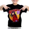 Aphmau Dětské tričko s 3D potiskem Kawaii Anime styl pro kluky a holky Měkké a pohodlné Topy s krátkým rukávem