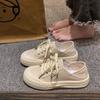 Woman Footwear High On Platform Round Toe Spring Autumn Canvas Shoes for Women Stylish Casual New Arrival 2025 Cheap Aesthetic