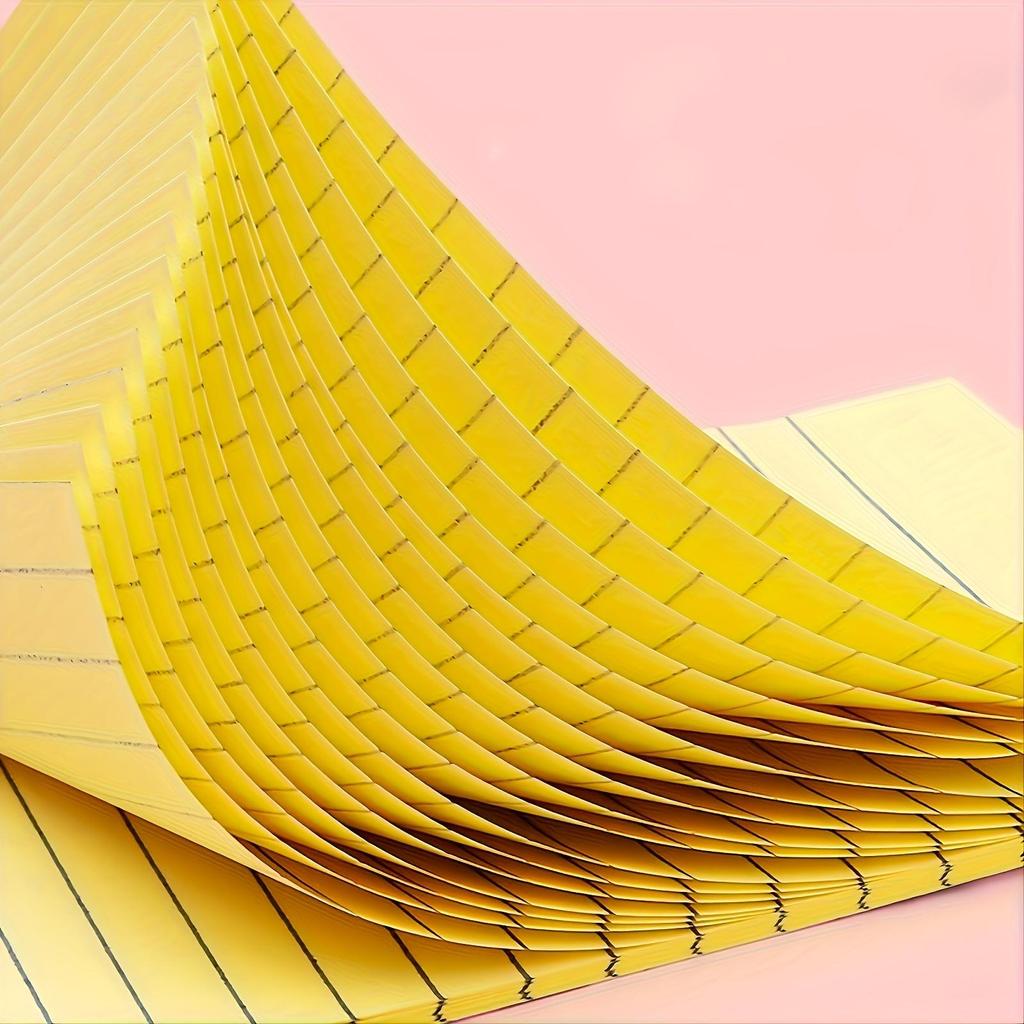 100PCS Sticky Notes - 5-Color Memo Pads, Tearable for Office, Home & School, Perfect for Holidays & Gifting