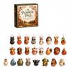 2D Flat Acrylic Pumpkin Buddies Hanging Ornaments, Pack Fall Charm Set for DIY Crafts and Keychains