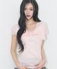 ILLIGO Sailor Bow Collar Blouse Pink