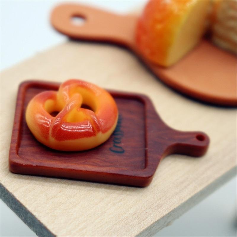 Mini Resin Bread Coffee Dollhouses Scene Accessories For Role Play Decoration And Gift Giving