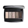 Eye Shadow Absolutely Dazzling Five-color Shadow, Easy-to-color Modification Metallic Luster, Dark Gray, Gray Brown, Violet, Black, Silver 02