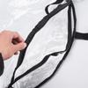 Transparent Holiday Decoration Organiser Bag With Reinforced Zippers Lightweight PVC Materials Wreath Protective Case
