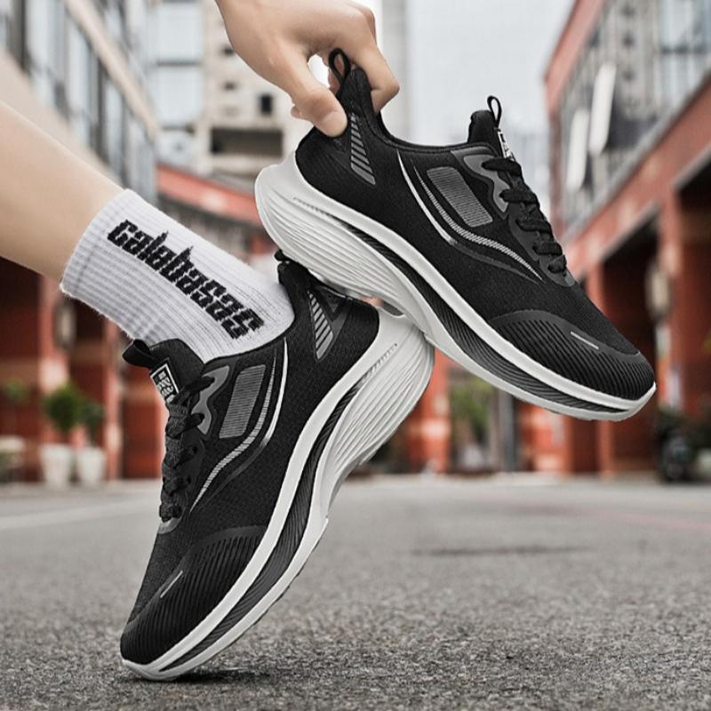 Summer Men Breathable Marathon Running Shoes Lightweight Versatile Man Platform Sneakers Outdoor Sports Walking Footwear Hombre