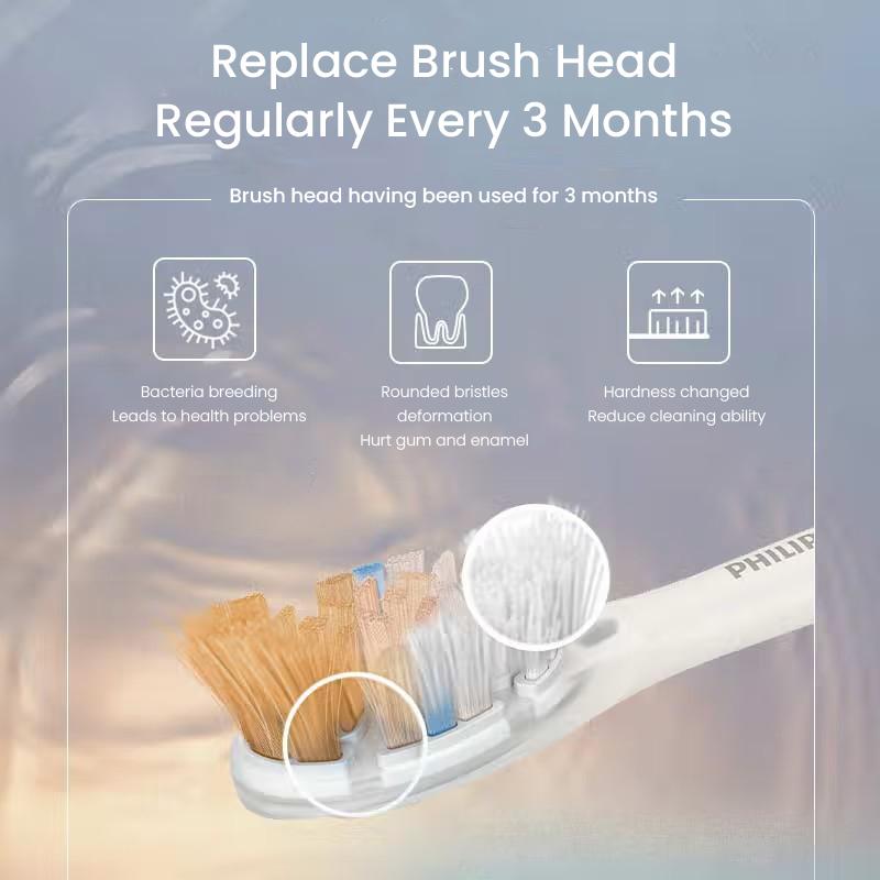 Замена насадки щетки Philips HXP093 чёрный — фото 12