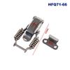 Silver Stainless Steel 304 Toolbox Locking Latch Hasps Metal Toggle Catch Clasp Box Loaded Hinges Furniture Hardware Accessories