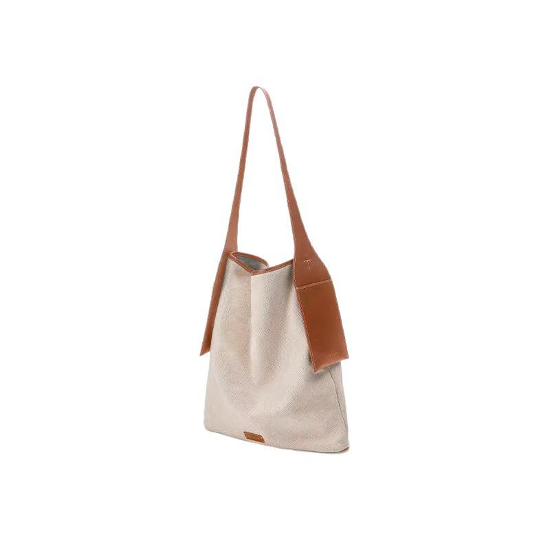 

Canvas Ear-hanging Tote Series Vacation-style Single-shoulder Bag