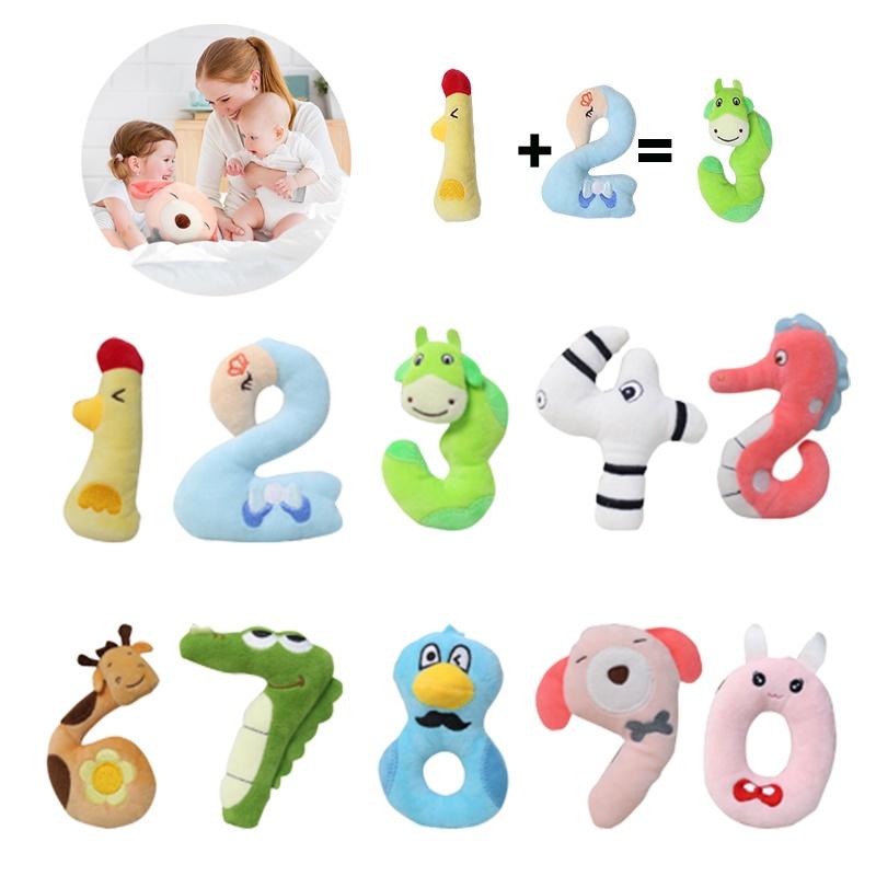 Plüschtier Kuschelgeschenk Für Baby Kinder Alphabet Lore Zahlenblöcke