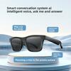 Outdoor Sports AI Intelligent Translation Sunglasses Driving Sunglasses Retro Square Sun Eye Bluetooth Glasses