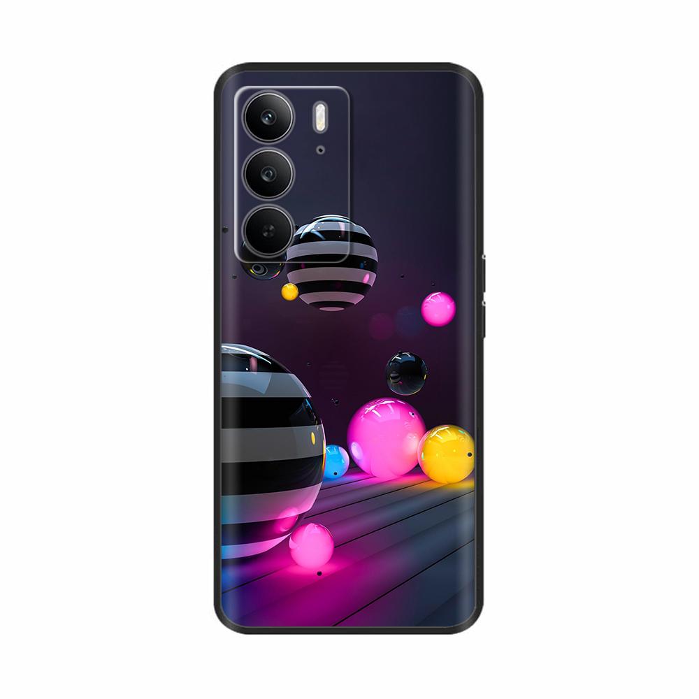 Für Realme 14x 5G Hülle Mode Blume Cartoon Weiches Silikon Rückabdeckung Für Oppo Realme 14x 5G 14 X Handyhüllen Schutzhüllen