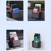 Car Seat Storage Box Multifunction Car Side Pocket 2 Compartments Car Organizers And Storage With Phone Charging Hole Car