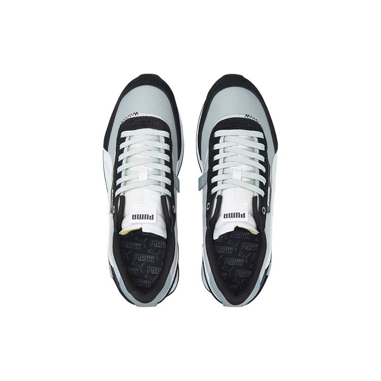 Puma Future Rider Displaced - Quarry Unisex-Sneaker Grau Weiß 383148-06