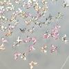 10Pcs Luxury 3D Mini 4*6Mm  Butterfly Nail Art Charms Jewelry Accessories Alloy  Nails Decoration Supplies