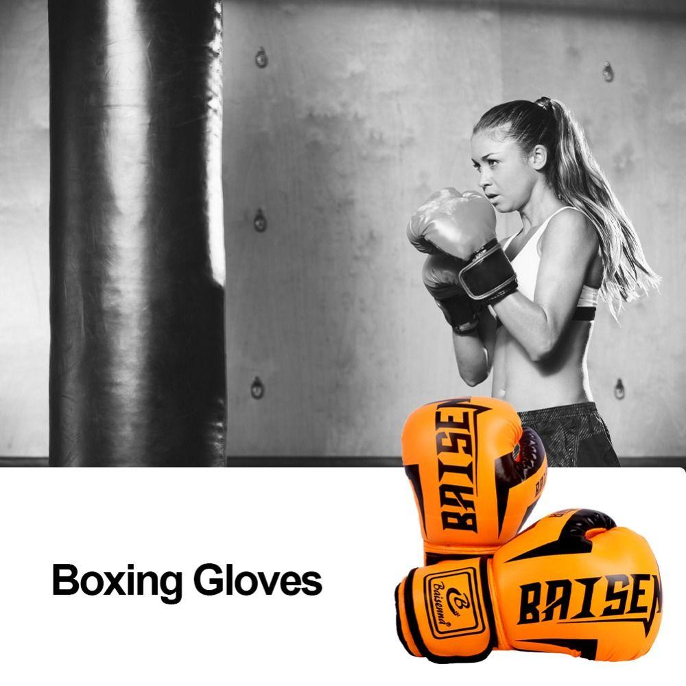 1 Paie of Wear-resistant Boxing Gloves 8 oz 10 oz Punching Gloves  Welterweight Kickboxing