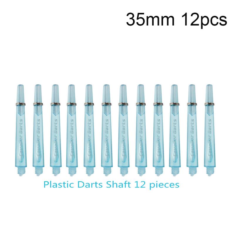 Dart Stems Set Plastic 12Pcs 45mm 35mm with O Ring Suitable for Professional and Beginner Dart Players