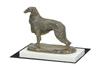 Borzoi, Russian Hunting Sighthound, Russian Wolfhound IV - Dog Figurine, Figure On a White Base, Trophy for Art-Dog Dog Show Exhibition