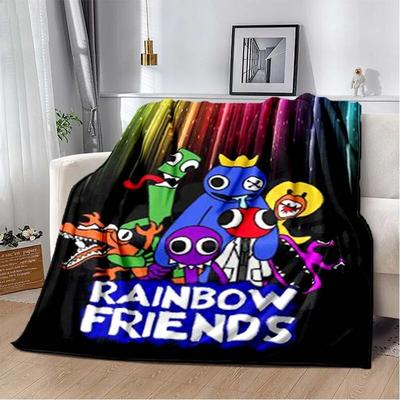 Game R-Rainbow Friends Gamer Soft Plush Blanket,Flannel Blanket Throw Blanket for Living Room Bedroom Bed Sofa Picnic Kids Gift