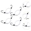 4 Pieces Mini Bungee Cord Small Strap Elastic Rope with Hooks for Trucks