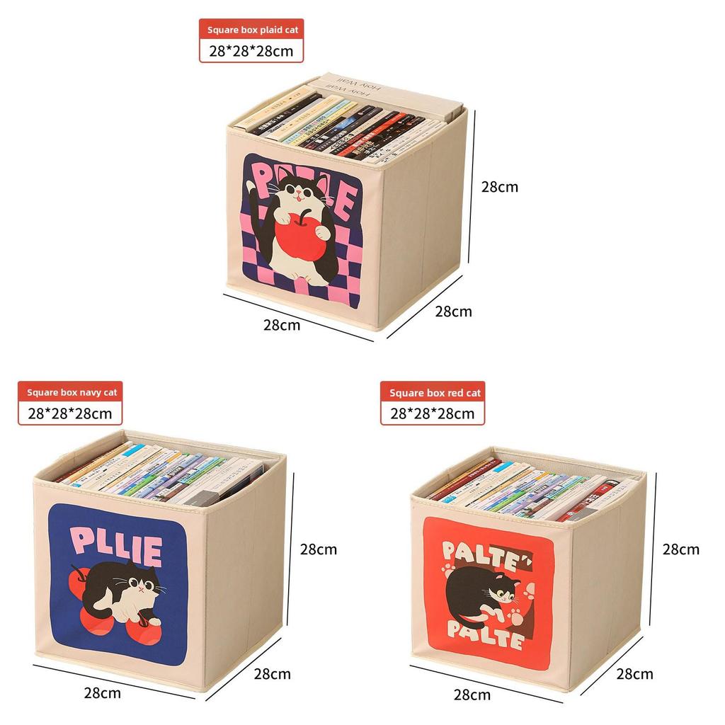Cartoon Clothes Storage Box Foldable Multipurpose Organizer For Baby And Bedroom Use