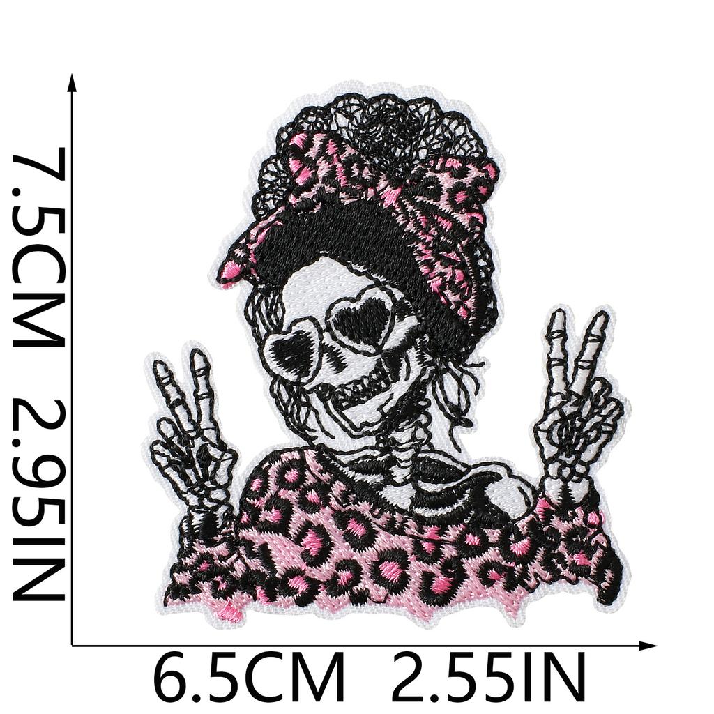 Fun Halloween Party Pumpkin Sweater Backpack Shoes And Hats Embroidery Cloth Sticker Ironing Patch Sticker Computer Embroidery Label