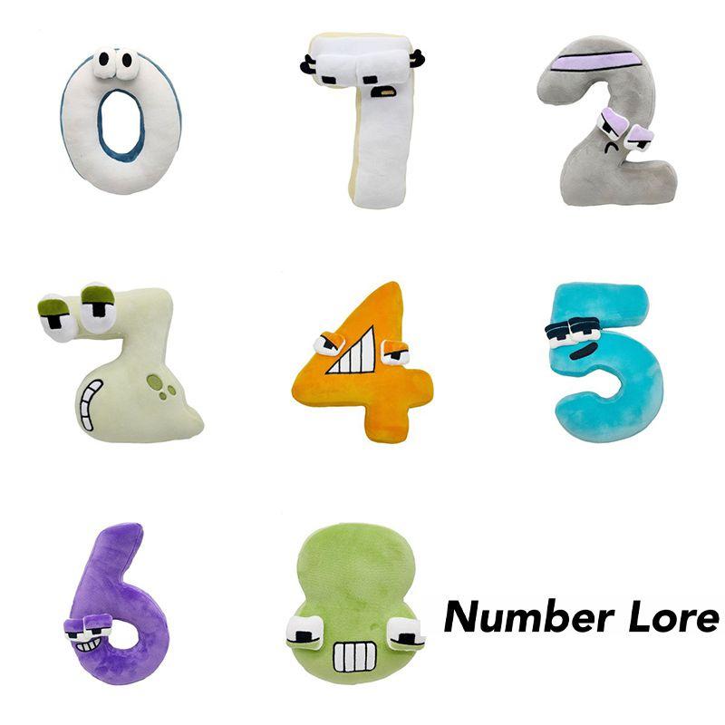 Adorable Number Lore Plush Baby Doll Soft Stuffed Educational Toy Home Decor Xmas Gift