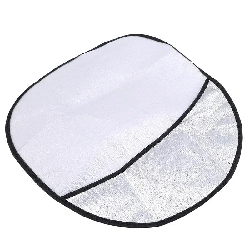 Double Heat Insulation Sunshade Cover Protection Foldable Anti-Uv Sunscreen Car Interior Supplies For All Car Steering Wheel